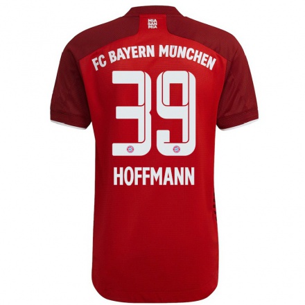Naisten Jalkapallo Ron-Thorben Hoffmann #39 Tummanpunainen Kotipaita 2021/22 Lyhythihainen Paita T-paita