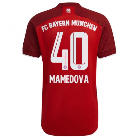 Naisten Jalkapallo Grant-Leon Mamedova #40 Tummanpunainen Kotipaita 2021/22 Lyhythihainen Paita T-paita