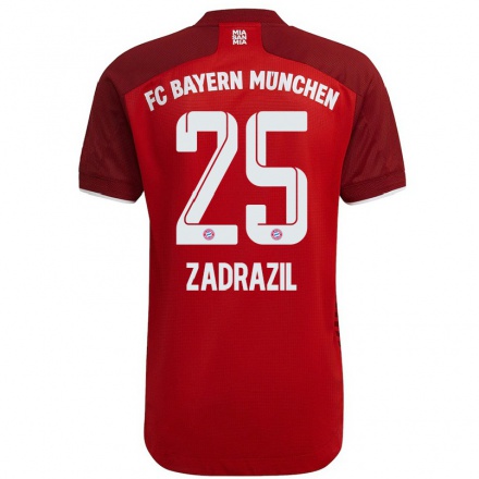Naisten Jalkapallo Sarah Zadrazil #25 Tummanpunainen Kotipaita 2021/22 Lyhythihainen Paita T-paita