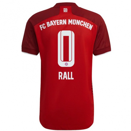 Naisten Jalkapallo Maximiliane Rall #0 Tummanpunainen Kotipaita 2021/22 Lyhythihainen Paita T-paita
