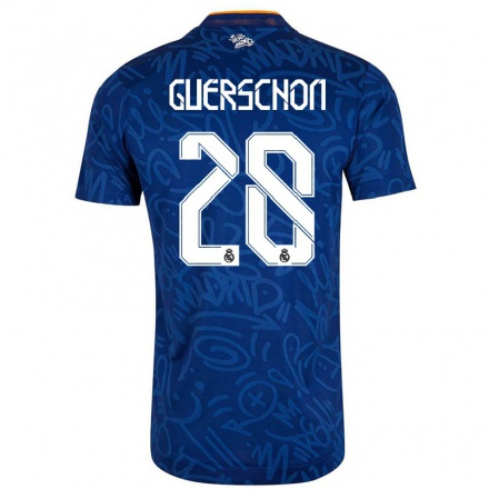 Naisten Jalkapallo Yabusele Guerschon #28 Tummansininen Vieraspaita 2021/22 Lyhythihainen Paita T-paita