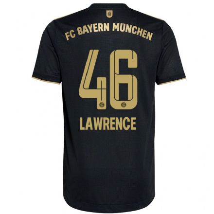 Naisten Jalkapallo Jamie Lawrence #46 Musta Vieraspaita 2021/22 Lyhythihainen Paita T-paita