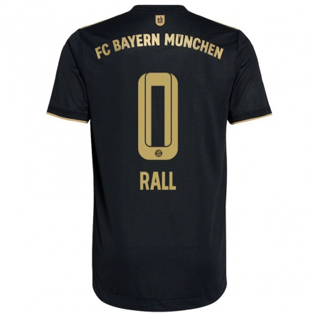 Naisten Jalkapallo Maximiliane Rall #0 Musta Vieraspaita 2021/22 Lyhythihainen Paita T-paita