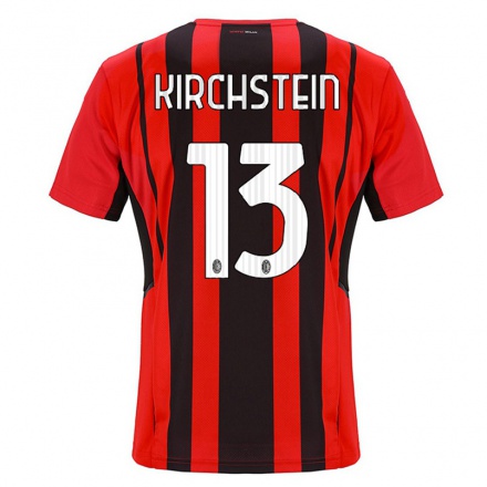 Naisten Jalkapallo Merle Kirchstein #13 Punamusta Kotipaita 2021/22 Lyhythihainen Paita T-paita