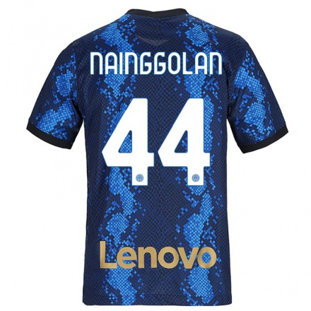 Naisten Jalkapallo Radja Nainggolan #44 Tummansininen Kotipaita 2021/22 Lyhythihainen Paita T-paita