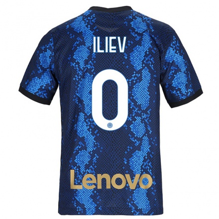 Naisten Jalkapallo Nikola Iliev #0 Tummansininen Kotipaita 2021/22 Lyhythihainen Paita T-paita