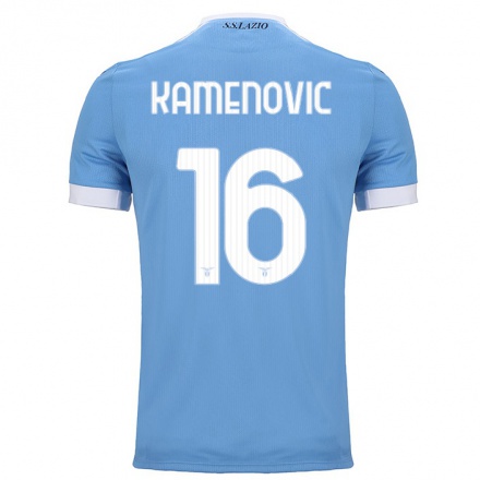 Naisten Jalkapallo Dimitrije Kamenovic #16 Sininen Kotipaita 2021/22 Lyhythihainen Paita T-paita