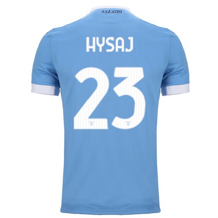 Naisten Jalkapallo Elseid Hysaj #23 Sininen Kotipaita 2021/22 Lyhythihainen Paita T-paita