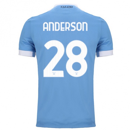 Naisten Jalkapallo Andre Anderson #28 Sininen Kotipaita 2021/22 Lyhythihainen Paita T-paita