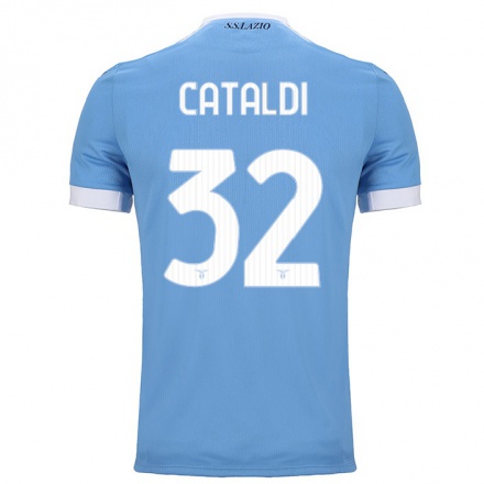 Naisten Jalkapallo Danilo Cataldi #32 Sininen Kotipaita 2021/22 Lyhythihainen Paita T-paita