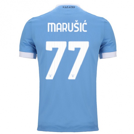 Naisten Jalkapallo Adam Marusic #77 Sininen Kotipaita 2021/22 Lyhythihainen Paita T-paita