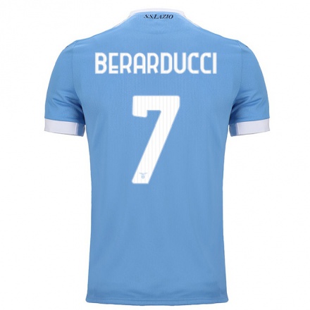 Naisten Jalkapallo Sara Berarducci #7 Sininen Kotipaita 2021/22 Lyhythihainen Paita T-paita