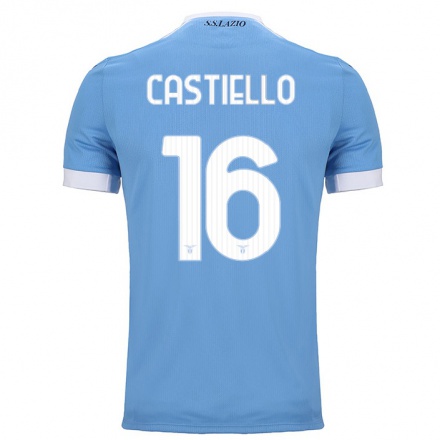 Naisten Jalkapallo Antonietta Castiello #16 Sininen Kotipaita 2021/22 Lyhythihainen Paita T-paita