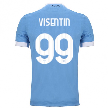 Naisten Jalkapallo Noemi Visentin #99 Sininen Kotipaita 2021/22 Lyhythihainen Paita T-paita