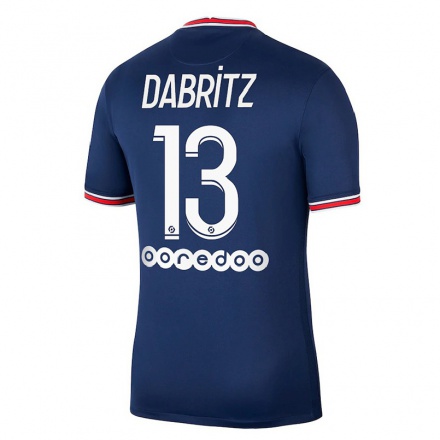 Naisten Jalkapallo Sara Dabritz #13 Tummansininen Kotipaita 2021/22 Lyhythihainen Paita T-paita