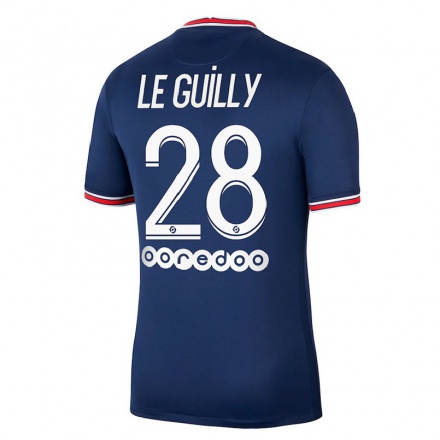 Naisten Jalkapallo Jade Le Guilly #28 Tummansininen Kotipaita 2021/22 Lyhythihainen Paita T-paita