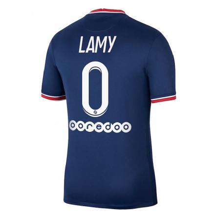 Naisten Jalkapallo Hugo Lamy #0 Tummansininen Kotipaita 2021/22 Lyhythihainen Paita T-paita