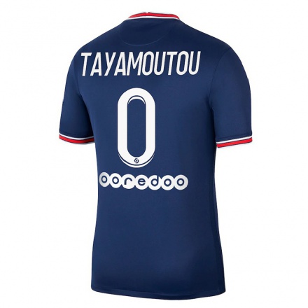 Naisten Jalkapallo Enzo Tayamoutou #0 Tummansininen Kotipaita 2021/22 Lyhythihainen Paita T-paita