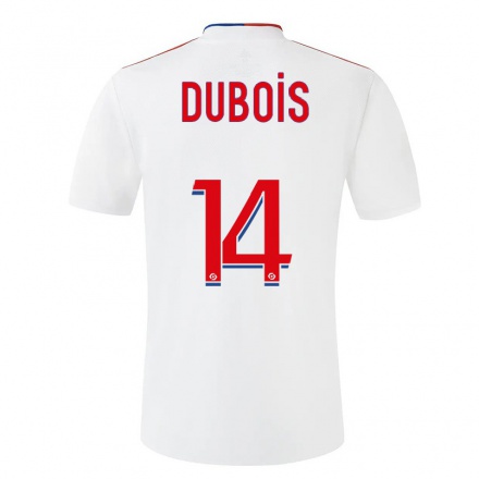 Naisten Jalkapallo Leo Dubois #14 Valkoinen Kotipaita 2021/22 Lyhythihainen Paita T-paita