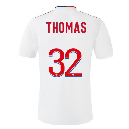 Naisten Jalkapallo Titouan Thomas #32 Valkoinen Kotipaita 2021/22 Lyhythihainen Paita T-paita
