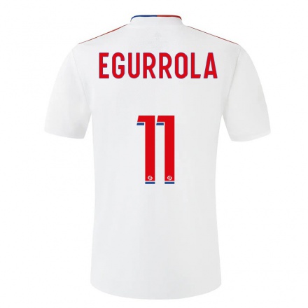 Naisten Jalkapallo Damaris Egurrola #11 Valkoinen Kotipaita 2021/22 Lyhythihainen Paita T-paita