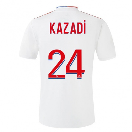 Naisten Jalkapallo Grace Kazadi #24 Valkoinen Kotipaita 2021/22 Lyhythihainen Paita T-paita
