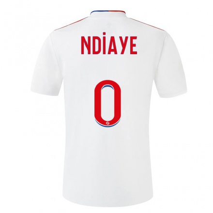 Naisten Jalkapallo Abdoulaye Ndiaye #0 Valkoinen Kotipaita 2021/22 Lyhythihainen Paita T-paita