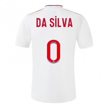 Naisten Jalkapallo Florent da Silva #0 Valkoinen Kotipaita 2021/22 Lyhythihainen Paita T-paita