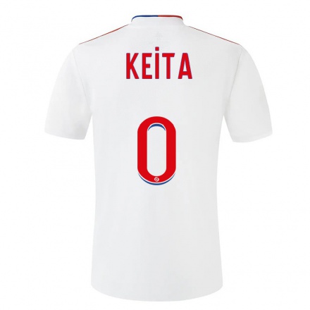 Naisten Jalkapallo Habib Keita #0 Valkoinen Kotipaita 2021/22 Lyhythihainen Paita T-paita