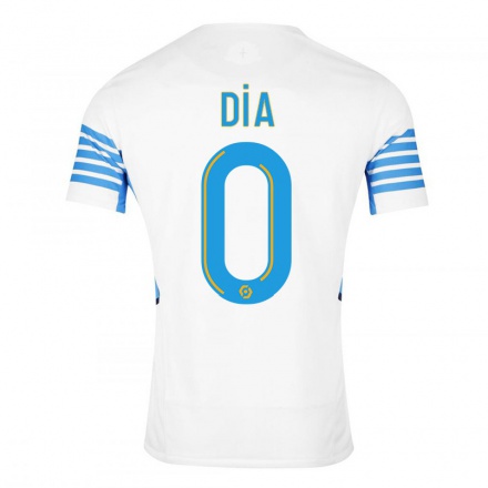 Naisten Jalkapallo Ahmadou Dia #0 Valkoinen Kotipaita 2021/22 Lyhythihainen Paita T-paita