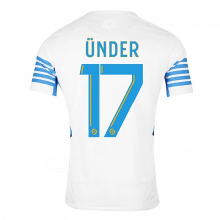 Naisten Jalkapallo Cengiz Under #17 Valkoinen Kotipaita 2021/22 Lyhythihainen Paita T-paita