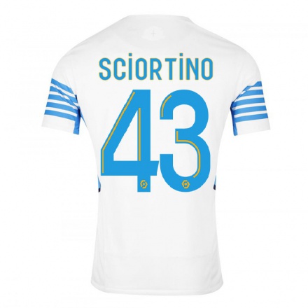 Naisten Jalkapallo Paolo Sciortino #43 Valkoinen Kotipaita 2021/22 Lyhythihainen Paita T-paita