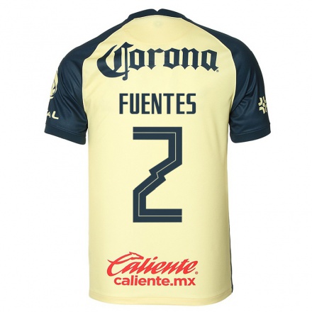 Naisten Jalkapallo Luis Fuentes #2 Keltainen Kotipaita 2021/22 Lyhythihainen Paita T-paita