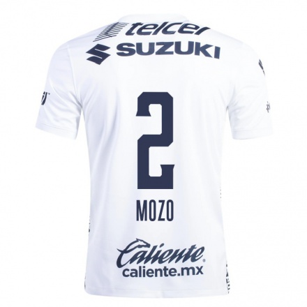 Naisten Jalkapallo Alan Mozo #2 Valkoinen Kotipaita 2021/22 Lyhythihainen Paita T-paita