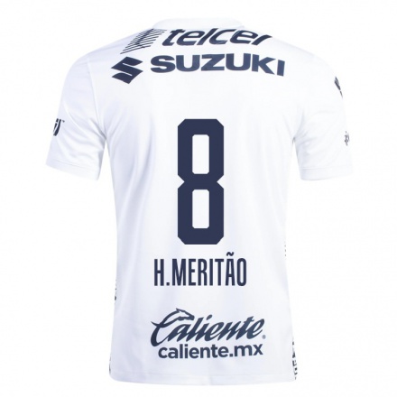 Naisten Jalkapallo Higor Meritao #8 Valkoinen Kotipaita 2021/22 Lyhythihainen Paita T-paita