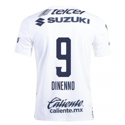 Naisten Jalkapallo Juan Dinenno #9 Valkoinen Kotipaita 2021/22 Lyhythihainen Paita T-paita
