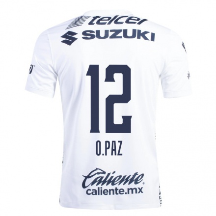 Naisten Jalkapallo Octavio Paz #12 Valkoinen Kotipaita 2021/22 Lyhythihainen Paita T-paita