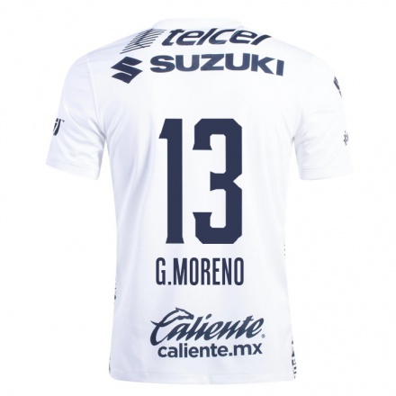 Naisten Jalkapallo Gerardo Moreno #13 Valkoinen Kotipaita 2021/22 Lyhythihainen Paita T-paita