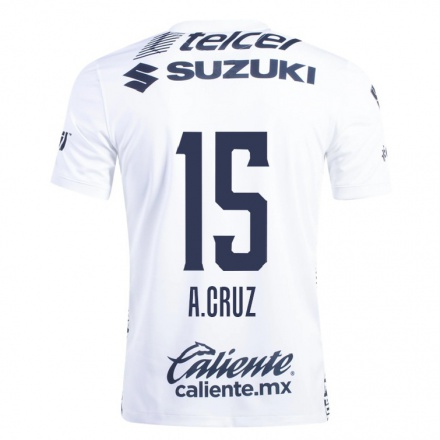 Naisten Jalkapallo Alex Cruz #15 Valkoinen Kotipaita 2021/22 Lyhythihainen Paita T-paita