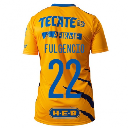 Naisten Jalkapallo Raymundo Fulgencio #22 Keltainen Kotipaita 2021/22 Lyhythihainen Paita T-paita