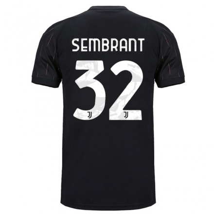 Naisten Jalkapallo Linda Sembrant #32 Musta Vieraspaita 2021/22 Lyhythihainen Paita T-paita