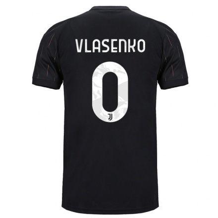 Naisten Jalkapallo Nikita Vlasenko #0 Musta Vieraspaita 2021/22 Lyhythihainen Paita T-paita