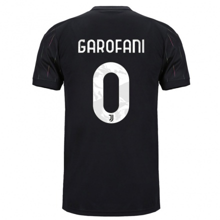 Naisten Jalkapallo Giovanni Garofani #0 Musta Vieraspaita 2021/22 Lyhythihainen Paita T-paita