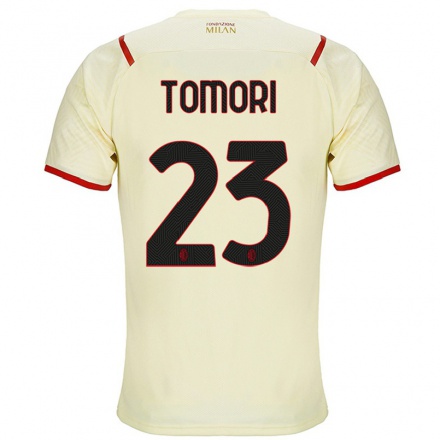 Naisten Jalkapallo Fikayo Tomori #23 Samppanja Vieraspaita 2021/22 Lyhythihainen Paita T-paita