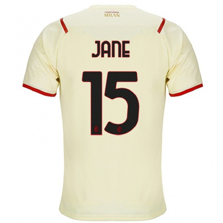 Naisten Jalkapallo Refiloe Jane #15 Samppanja Vieraspaita 2021/22 Lyhythihainen Paita T-paita