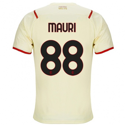 Naisten Jalkapallo Claudia Mauri #88 Samppanja Vieraspaita 2021/22 Lyhythihainen Paita T-paita