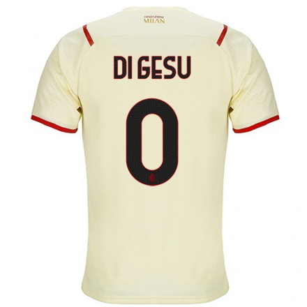 Naisten Jalkapallo Enrico Di Gesu #0 Samppanja Vieraspaita 2021/22 Lyhythihainen Paita T-paita
