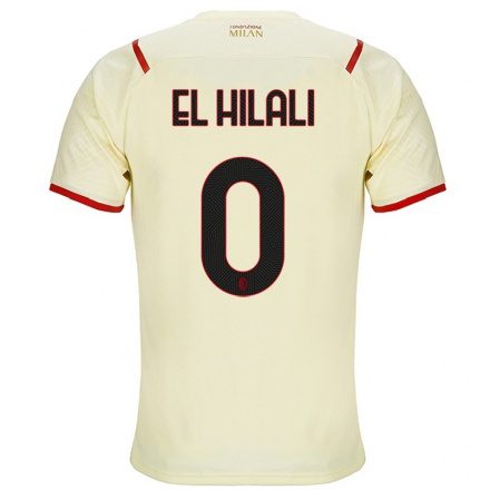 Naisten Jalkapallo Gabriele El Hilali #0 Samppanja Vieraspaita 2021/22 Lyhythihainen Paita T-paita