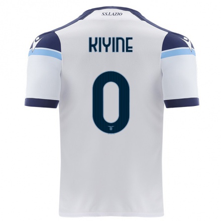 Naisten Jalkapallo Sofian Kiyine #0 Valkoinen Vieraspaita 2021/22 Lyhythihainen Paita T-paita