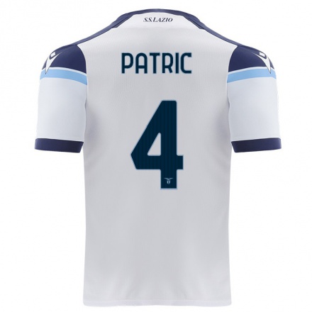 Naisten Jalkapallo Patric #4 Valkoinen Vieraspaita 2021/22 Lyhythihainen Paita T-paita